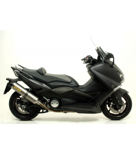 YAMAHA TMAX 530 2012 - 2016 SILENCIOSO STREET THUNDER DE TITANIO FONDO EN CARBONO