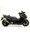 YAMAHA TMAX 530 2012 - 2016 SILENCIOSO STREET THUNDER DE TITANIO FONDO EN CARBONO