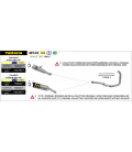 YAMAHA MT-03 2018 - 2019 SILENCIOSO STREET THUNDER DE ALUMINIO FONDO EN CARBONO
