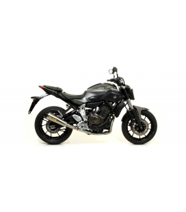 YAMAHA MT-07 2014 - 2020 SILENCIOSO THUNDER DE ALUMINIO FONDO EN CARBONO