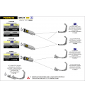 YAMAHA MT-07 2021 - 2022 SISTEMA COMPLETO RACING  CON SILENCIOSO PRO-RACE