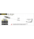 YAMAHA FZ1 - FZ1 FAZER 2006 - 2016 SILENCIOSO MAXI RACE-TECH DE ALUMINIO FONDO EN CARBONO