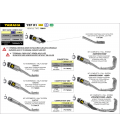 YAMAHA YZF R1 2017 - 2019 SISTEMA INTERMEDIO RACING - SILENCIOSO RACE-TECH DE TITANIO + CONECTOR DE TITANIO Ø60MM.