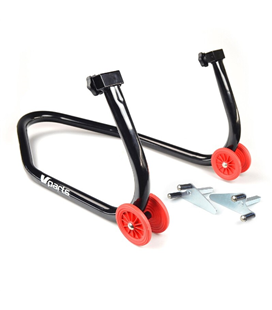Kit caballete paddock BIHR delantero + soportes pivotantes de horquilla