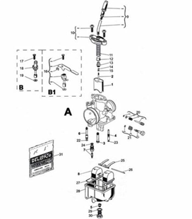 CARBURADOR DELL ORTO VHST 28