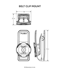 SOPORTE PARA CINTURÓN/MOCHILA QUAD LOCK