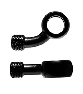 BANJO 45° LATERAL M10 VENHILL NEGRO