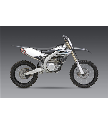 LINEA COMPLETA ESCAPE YOSHIMURA SIGNATURE RS-4, ACERO INOX, SILENCIOSO DE ALUMINIO, YAMAHA YZ450F