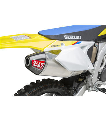 LINEA COMPLETA ESCAPE YOSHIMURA SIGNATURE RS-4, ACERO INOX, SILENCIOSO DE ALUMINIO, SUZUKI RM-Z250