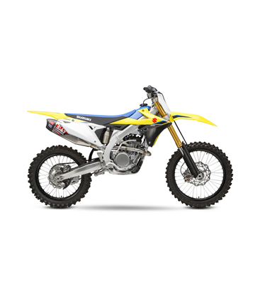 LINEA COMPLETA ESCAPE YOSHIMURA SIGNATURE RS-12, ACERO INOX, SILENCIOSO DE ALUMINIO, SUZUKI RM-Z250