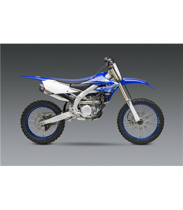 LINEA COMPLETA ESCAPE YOSHIMURA RS-12, ACERO INOX, SILENCIOSO DE ALUMINIO,  YZ250F