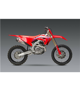 LINEA COMPLETA ESCAPE YOSHIMURA RS-12, INOX, SILENCIOSO TITANIO / TAPA CARBONO HONDA CRF450R/RX