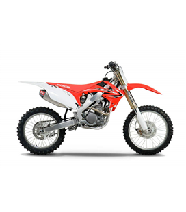 LINEA COMPLETA ESCAPE YOSHIMURA RS-4, INOX, SILENCIOSO ALUMINIO Y TAPA CARBON, HONDA CRF250R