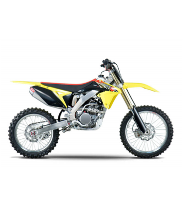 LINEA COMPLETA ESCAPE YOSHIMURA RS-4, ACERO INOX, SILENCIOSO ALUMINIO Y TAPA CARBONO, SUZUKI RM-Z250