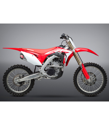 LINEA COMPLETA ESCAPE DOBLE YOSHIMURA SIGNATURE RS-9, INOX, SILENCIOSO INOX Y TAPA CARBONO, CRF250R