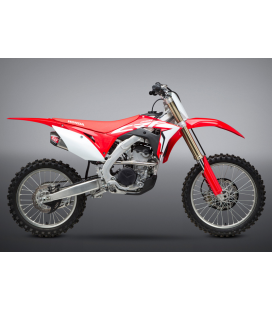 LINEA COMPLETA ESCAPE DOBLE YOSHIMURA SIGNATURE RS-9, TITANIO, Y TAPA CARBONO, HONDA CRF250R