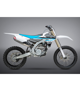 LINEA COMPLETA ESCAPE YOSHIMURA SIGNATURE RS-4, ACERO INOX, SILENCIOSO DE ALUMINIO, YAMAHA YZ250F