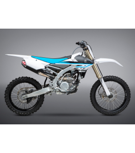 LINEA COMPLETA ESCAPE YOSHIMURA SIGNATURE RS-4, TITANIO, CARBON, YAMAHA YZ250F/YZ250FX/WR250F