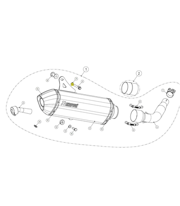 HONDA CRF 450 R 2015 - 2016 AKRAPOVIC