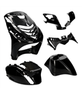 KIT DE CARENADOS PIAGGIO ZIP SP 4 PIEZAS NEGRO