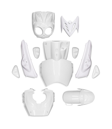 KIT DE CARENADOS YAMAHA SLIDER 11 PIEZAS BLANCO