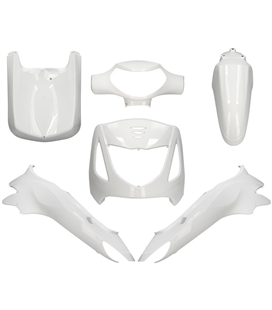 KIT DE CARENADOS HONDA SH 2004 6 PIEZAS BLANCO