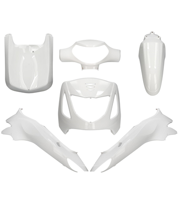 KIT DE CARENADOS HONDA SH 2004 6 PIEZAS BLANCO