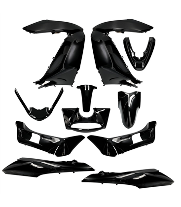 KIT DE CARENADOS HONDA PCX 2013 11 PIEZAS NEGRO