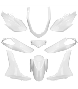 KIT DE CARENADOS YAMAHA NMAX 9 PIEZAS BLANCO METÁLICO WM6