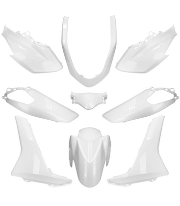 KIT DE CARENADOS YAMAHA NMAX 9 PIEZAS BLANCO METÁLICO WM6