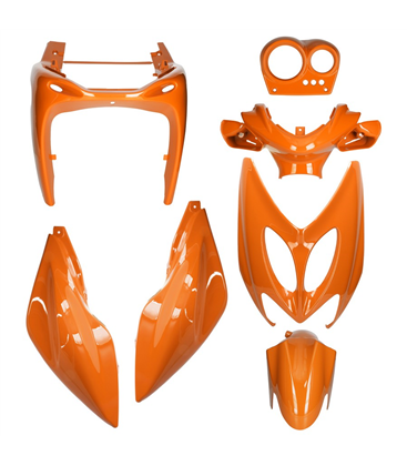 KIT DE CARENADOS YAMAHA AEROX 7 PIEZAS NARANJA