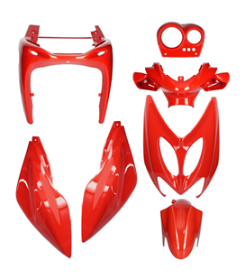 KIT DE CARENADOS YAMAHA AEROX 7 PIEZAS ROJO