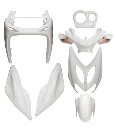 KIT DE CARENADOS YAMAHA AEROX 7 PIEZAS BLANCO