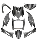 KIT DE CARENADOS YAMAHA JOG R RR / MBK MACH G 9 PIEZAS GRIS NARDO