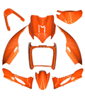 KIT DE CARENADOS YAMAHA JOG R RR / MBK MACH G 9 PIEZAS NARANJA