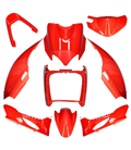 KIT DE CARENADOS YAMAHA JOG R RR / MBK MACH G 9 PIEZAS ROJO