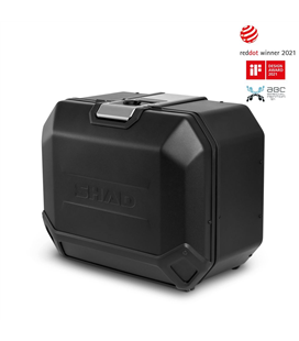 MALETA IZQUIERDA ALUMINO SHAD TERRA BLACK 47L