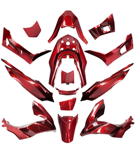 KIT DE CARENADOS HONDA PCX 2021- 14 PIEZAS ROJO PERLA R368