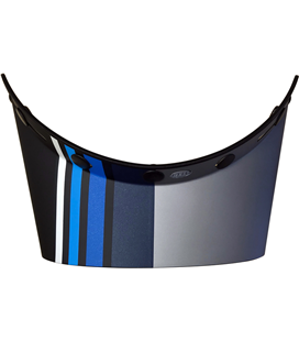 VISERA CASCO BELL MOTO-3 STRIPES NEGRO/AZUL