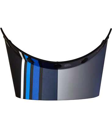 VISERA CASCO BELL MOTO-3 STRIPES NEGRO/AZUL