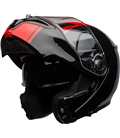 CASCO BELL SRT MODULAR RIBBON NEGRO/ROJO, TALLA S