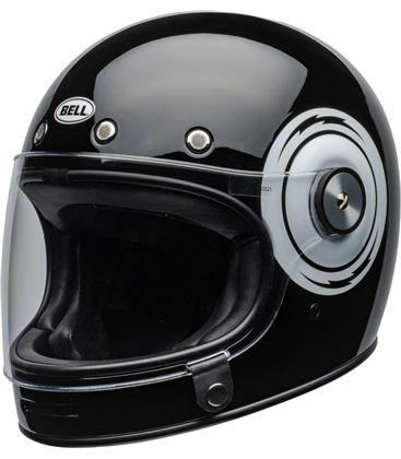 CASCO BELL BULLITT DLX BOLT NEGRO/BLANCO, TALLA XS