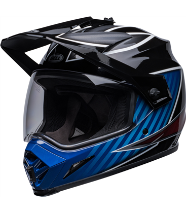 CASCO BBELL MX-9 ADVENTURE MIPS DALTON - NEGRO/AZUL