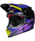 CASCO BELL MOTO-9S FLEX SLAYCO NEGRO/VIOLETA, 58-59 / TALLA L