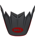 VISERA BELL MOTO-9 FLEX LOUVER GRIS/ROJO