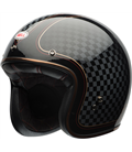 CASCO BELL CUSTOM 500 RSD CHECK IT NEGRO BRILANTE/ORO