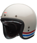 CASCO BELL CUSTOM 500 STRIPES  BLANCO PERLA, 55-56 / TALLA S