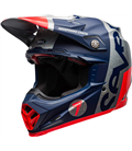 CASCO BELL MOTO-9 FLEX SEVEN GALAXY - NAVY/PLATA