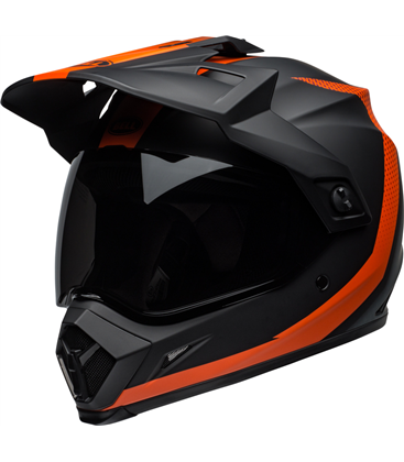CASCO BELL MX-9 ADV.MIPS SWITCHBACK NEGRO MATE/NARANJA, TALLA S