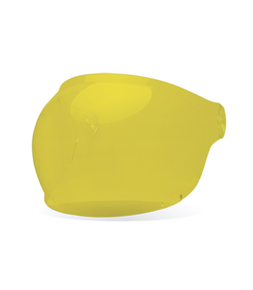 PANTALLA BURBUJA BELL BULLITT CON CINTA NEGRA - AMARILLO